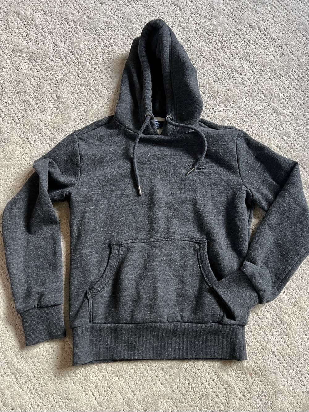 SuperDry S Gray Hoodie -Like New